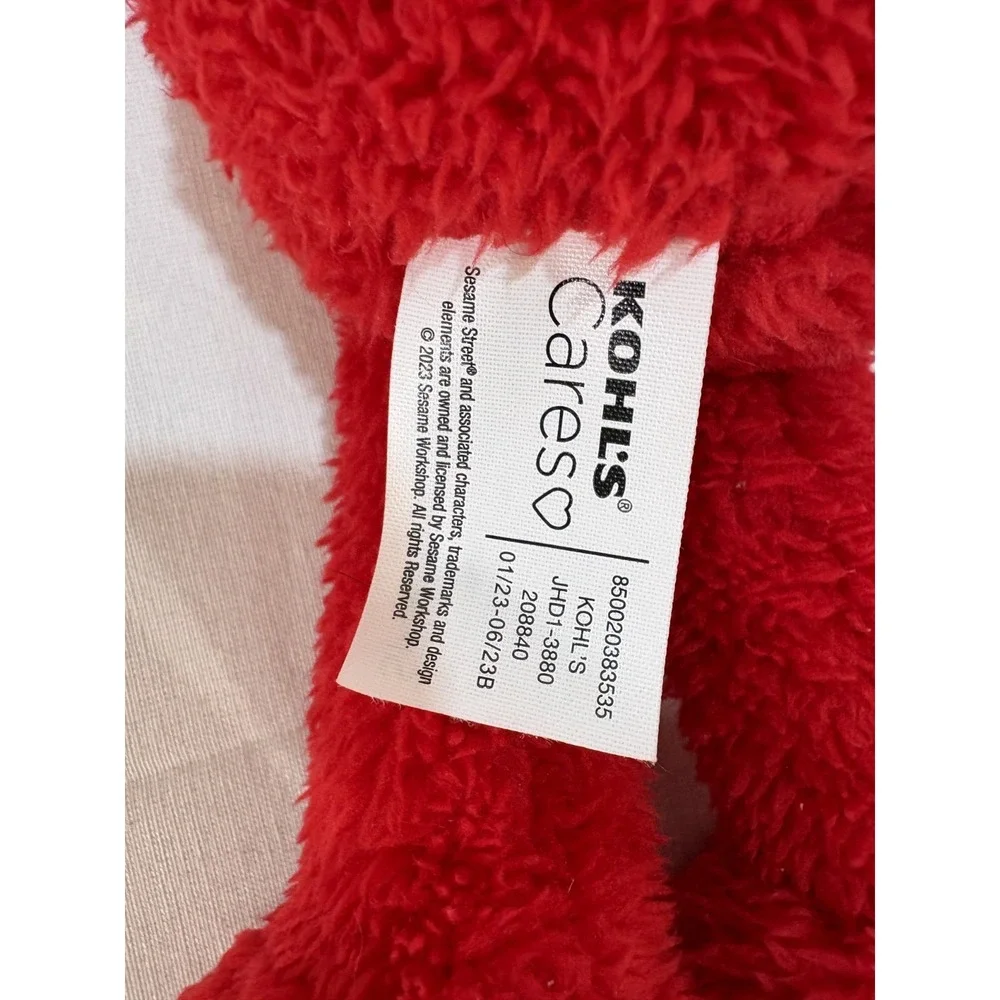 2023 Kohl's Cares Sesame Street Elmo Plush Stuffed Animal Toy 14 Inch Doll